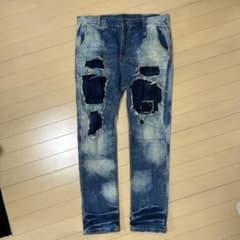 【LEFLAH】ダメージ加工 デニムパンツ レフラー XLサイズのサムネイル