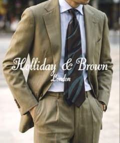 【新品】Holliday & Brown／WAVE柄／ジャガードタイ／ブラウン 新品】Holliday & Brown／WAVE柄／ジャガードタイ／ブラウン - メルカリ