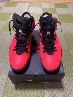 た*け様 Air Jordan 6 レッド ブラックのサムネイル