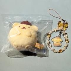 ポムポムプリン かぷぐるみ ふにゅまる！＆きらきらビーズチャーム ガチャセットのサムネイル
