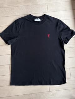 AMI Paris ハートロゴ Tシャツ ブラックMサイズ - メルカリ