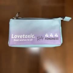 Lovetoxic ペンケース ペンポーチ 筆箱 水色 紫 パープルのサムネイル