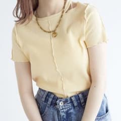 w closet リブメローカットアウトプルオーバーのサムネイル
