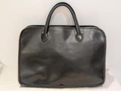 Felisi レザー×ナイロン ブリーフケース 1996 黒×ネイビー 中古品