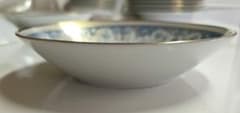 ノリタケ ポロネーズシリーズ青い花柄金縁食器セット 6枚14㎝ - メルカリ