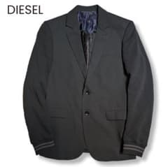 希少デザイン】DIESEL ディーゼル テーラードジャケット 袖切 切替 48 