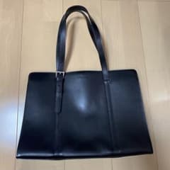 INED ブラックレザービジネスバッグのサムネイル