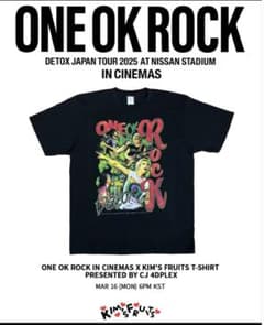 ONE OK ROCK DETOX 韓国限定Tシャツ　Ｍのサムネイル