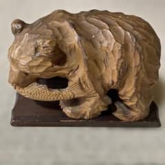 熊 木彫のサムネイル