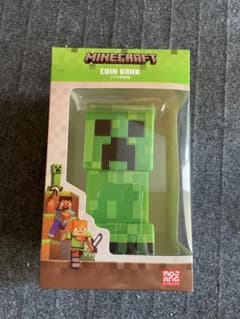 Minecraft クリーパー　ソフビ貯金箱