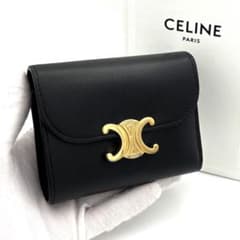 ☆極美品☆箱付☆セリーヌ 財布 トリオンフ スモールフラップ