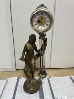 CITIZEN シチズン 4RP713 幸華の女神 振り子付 置き時計 女神 - メルカリ