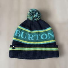 BURTON ニット帽 キッズ ビーニー ポンポン付き - メルカリ