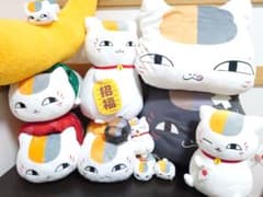 夏目友人帳 ニャンコ先生 ぬいぐるみ クッション 12点セット