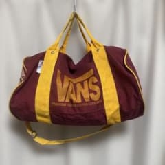 VANS ボストンバッグ　ドラムバック　 バーガンディ/イエロー m87018513327_1.jpg?1768743152