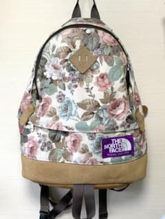 northface purple label 花柄リュックのサムネイル