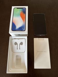iPhone X Silver 256 GB SIMフリーのサムネイル