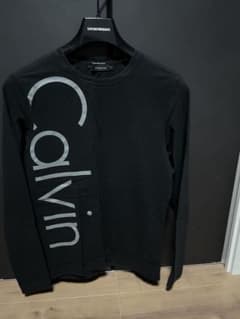 Calvin Klein Jeans ブラック長袖カットソー Lのサムネイル
