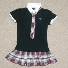 ワンピース　130　制服風♪のサムネイル