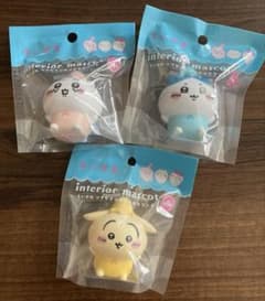 ちいかわソフビインテリアマスコット　ちいかわ　　 ハチワレ　うさぎ