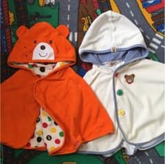ミキハウス ポンチョ ケープ セットのサムネイル