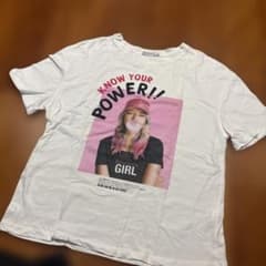 Stradivarius プリントTシャツ ホワイト Sのサムネイル