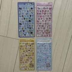 ボンボンドロップシール サンリオ 新作moji 文字 4種セット 【正規品】のサムネイル