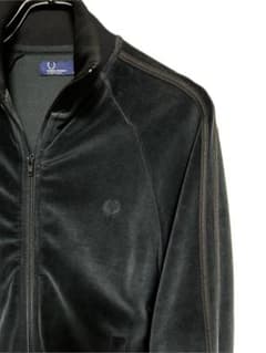 FRED PERRY フレッドペリー　トラックジャケット　ベロア　XSのサムネイル