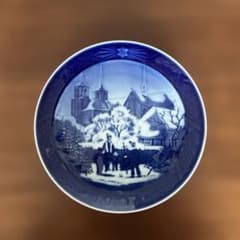 コペンハーゲン1997年 陶器皿 冬の風景 ロイヤル コペンハーゲン 1997年 クリスマスプレート - メルカリ