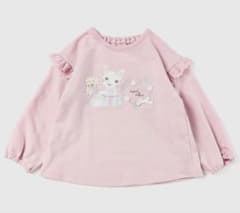 キムラタン　クーラクール　ウサギ刺繍 トレーナー ピンク　新品未使用　タグ付きのサムネイル