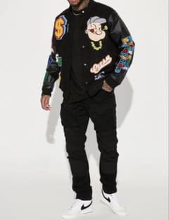 ✨希少✨REASON BRAND × POPEYE ポパイコラボ スタジャン M - メルカリ