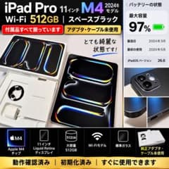 iPad Pro 11 M4 512GB バッテリー97% 美品 付属品完備 - メルカリ