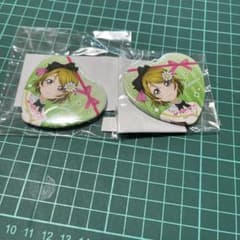 ラブライブ！ μ's 小泉花陽 ハート型缶バッジ 東急歌舞伎町タワー