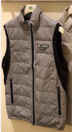 BEAMS GOLF ハウンドトゥースパッカブルベスト　ダウンベスト BEAMS GOLF ハウンドトゥースパッカブルベスト ダウンベスト - メルカリ