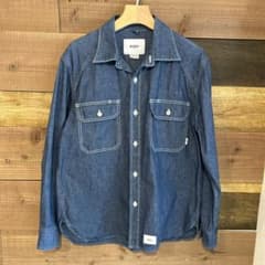 WTAPS デニムシャツ シャンブレーシャツ 長袖シャツ WTAPS シャンブレーシャツ X 01 - メルカリ