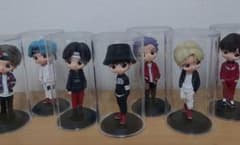 BTS K-POPアイドル Qposket フィギュア 7体セット BTS TinyTAN Q Posket Figure A color Complete Set of 7 Banpresto