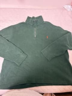 Polo by Ralph Lauren ダークグリーン ハーフジップトレーナーのサムネイル