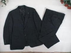 99849 五大陸 シングルスーツ上下 背抜き 紺ストライプ 36B - メルカリ