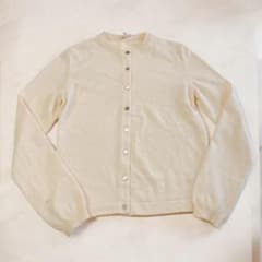 HERMES エルメス カーディガン ノーカラー マルジェラ期 M〜L カシミヤ