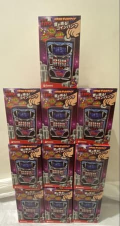パチスロ ディスクアップ 音が鳴る！バンク 筐体型貯金箱　　10点 パチスロ ディスクアップ 音が鳴る！コインバンク 筐体型貯金箱