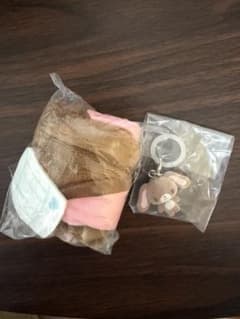 シュガーバニーズふわふわめじるしアクセサリー 巾着　くろうさのサムネイル