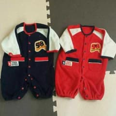 なな様専用☆フリースロンパース色違い2枚セット♪のサムネイル