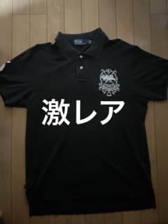 激レア Ralph Lauren ブラック ポロシャツ ビックポニー y2k - メルカリ