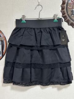 [新品]GARÇON deesse フレアスカート ブラックのサムネイル