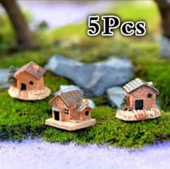 ミニチュアハウス 5個セット 寄せ植えのサムネイル