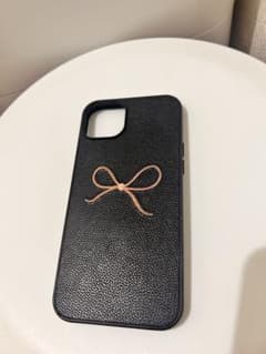 iPhone 14 Plus ケース ブラック リボンのサムネイル