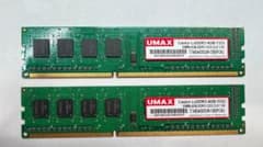 UMAX DDR3-4GB メモリー 4GB 2枚セットのサムネイル