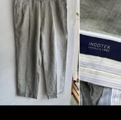 美品 INCOTEX ツータック ワイド リネンパンツ インコテック 美品 INCOTEX ツータック ワイド リネンパンツ インコテック - メルカリ