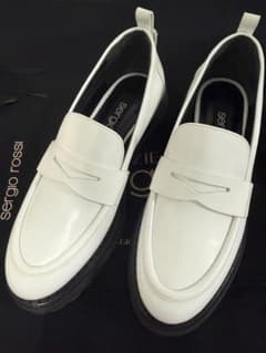 Sergio Rossi新品未使用35 1/2厚底ローファー - メルカリ