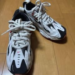 Reebok DMX スニーカー ホワイト×ブラック 23.5cm レディース